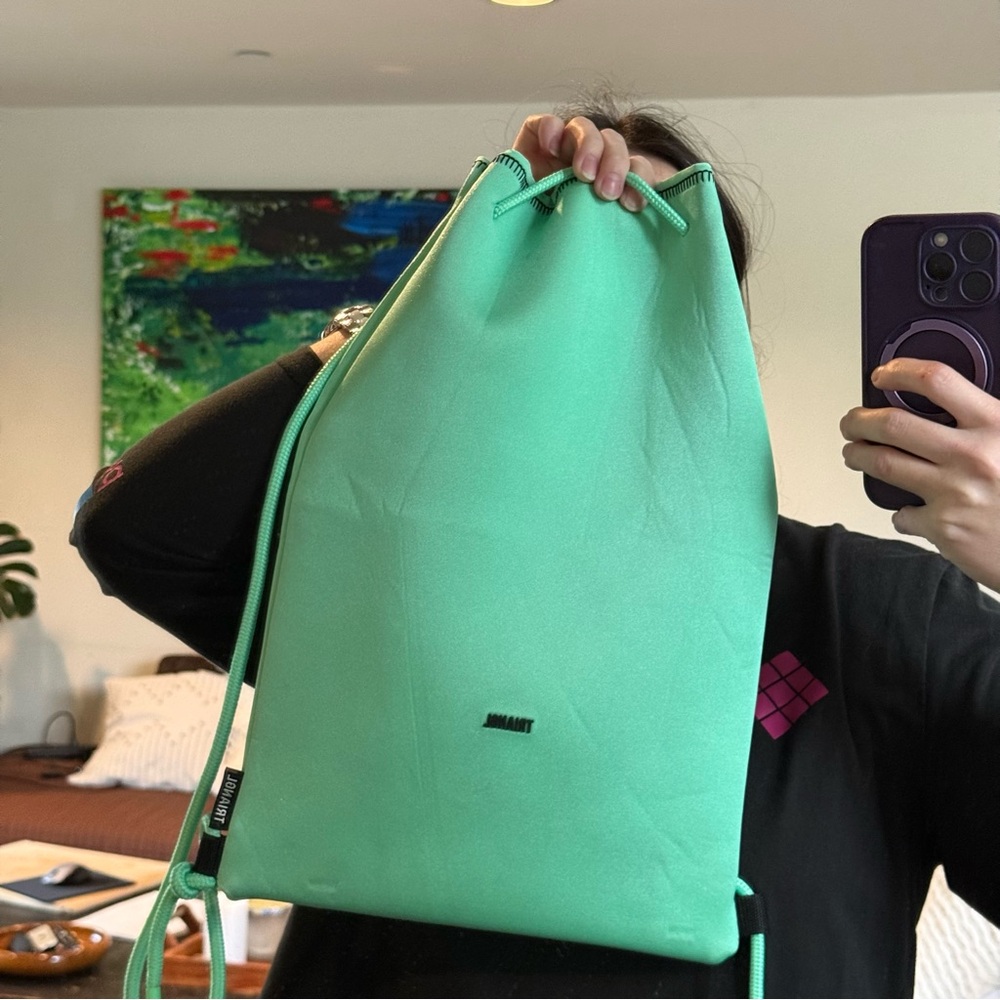 Triangl drawstring Backpack - Picture 3 of 14
